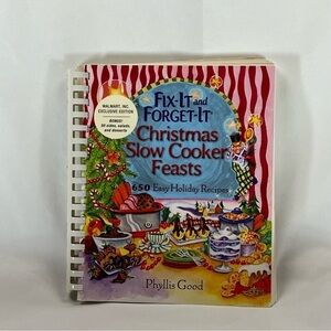 Fix It and Forget It - Christmas Slow Cooker Feasts - Cookbook - Gently Used